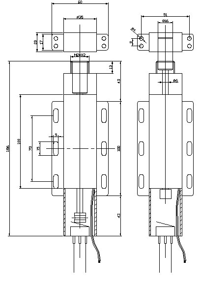 电磁锁,双向保持式九游·官方版web站入口尺寸图