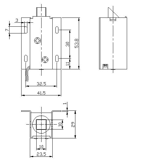 门柜自动锁九游·官方版web站入口尺寸图