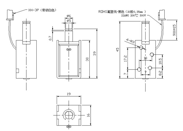 电饭煲用推拉式九游·官方版web站入口尺寸图