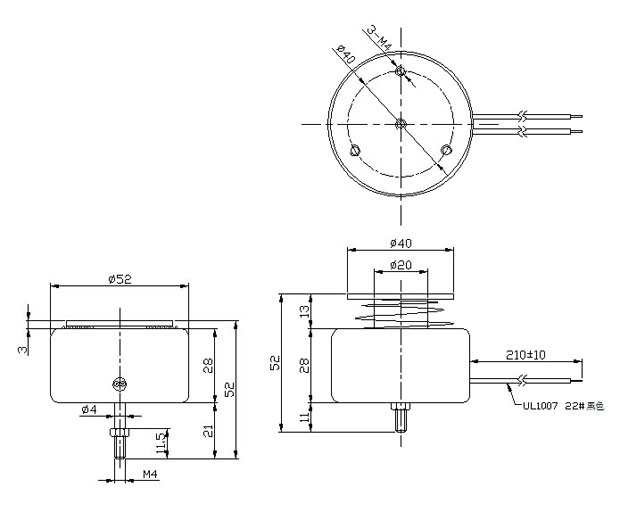 强力圆管式推拉九游·官方版web站入口尺寸图